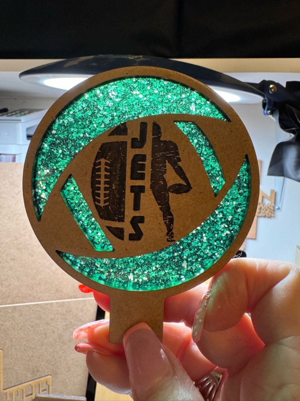 Hand crafted by me custom nightlight wood/acrylic made to order - Picture 15 of 15